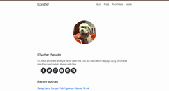 Desktop Screenshot of 90arther.net