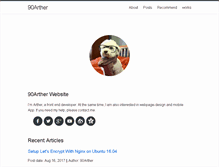 Tablet Screenshot of 90arther.net